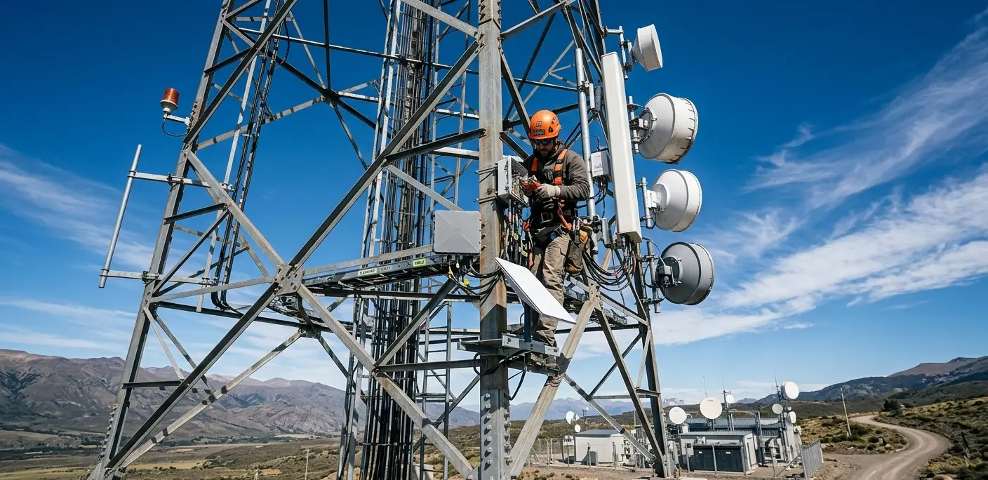 Torre de telecomunicaciones industrial